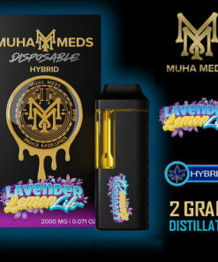 Muha Meds – Disposable Vape Pen – LAVENDER LEMON LIFT – 2G – HYBRID