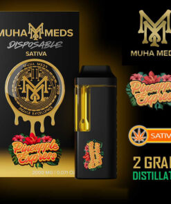 Muha Meds – Disposable Vape Pen – PINEAPPLE EXPRESS – 2G – SATIVA