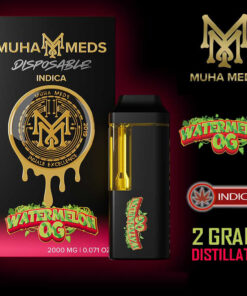 Muha Meds – Disposable Vape Pen – WATERMELON OG – 2G – INDICA