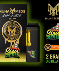 Muha Meds – Disposable Vape Pen – SUPER SOUR DIESEL – 2G – SATIVA