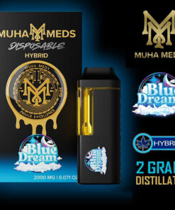Muha Meds – Disposable Vape Pen – BLUE DREAM – 2G – HYBRID